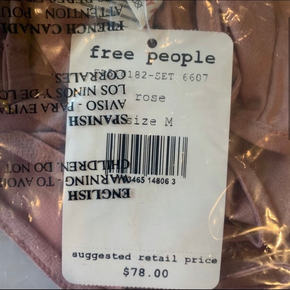 Free People Home With You bralet set Rose - Picture 4 of 5